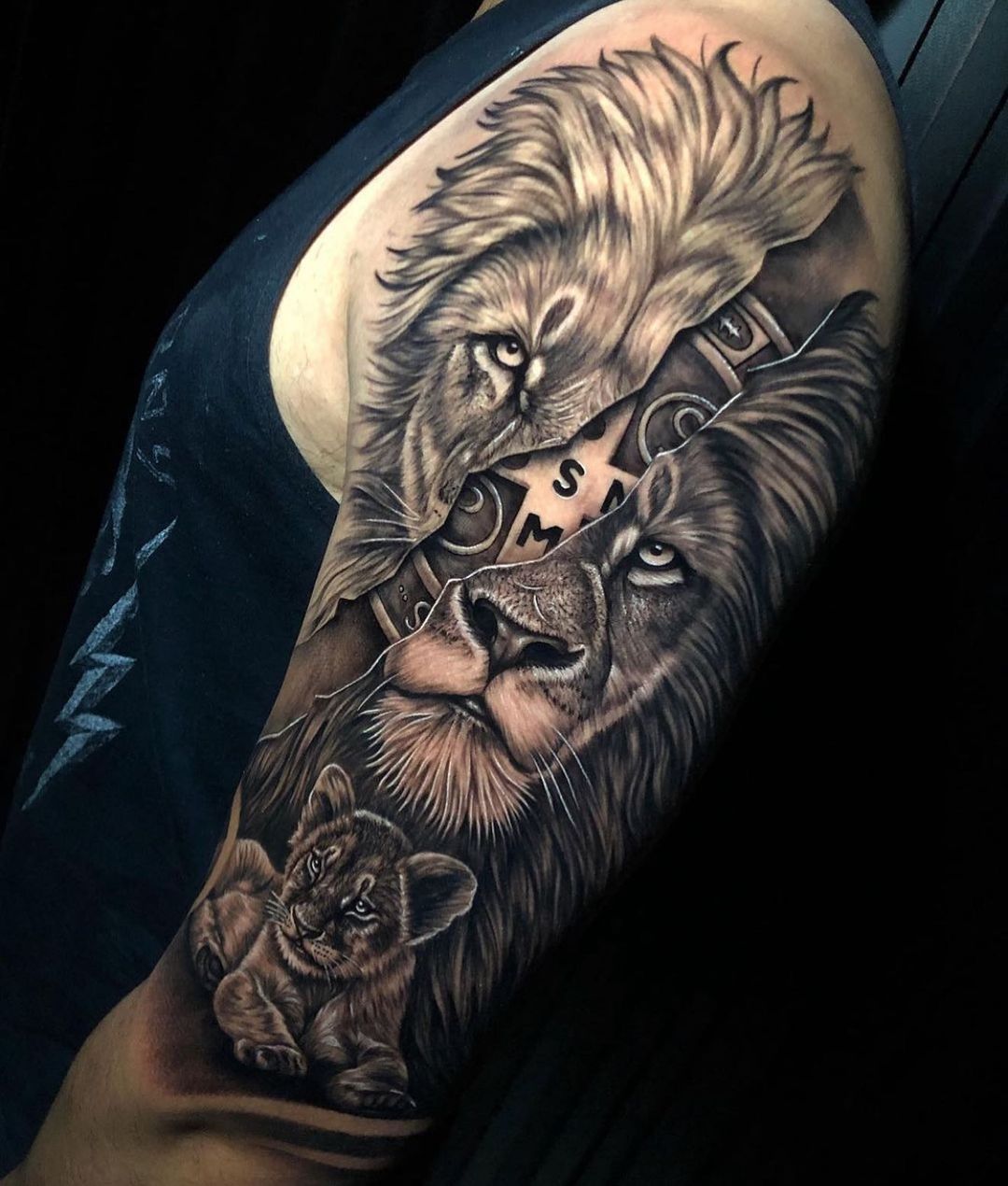15+ Lion Tattoos for Men that Scream Strength and Bravery - tattoogenda.com