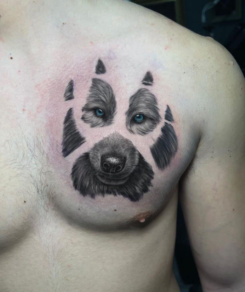 Teenager, 18, gets her dead DOG'S ashes inked in her skin as a tattoo |  Daily Mail Online