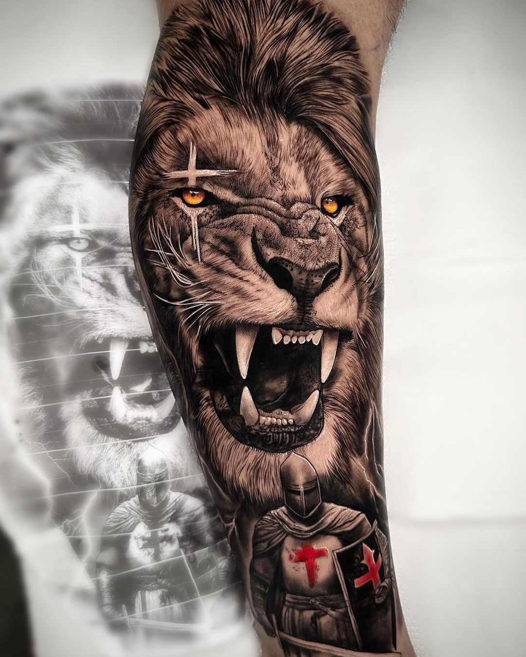 18 Powerful & Meaningful Lion Tattoos for Women - tattoogenda.com