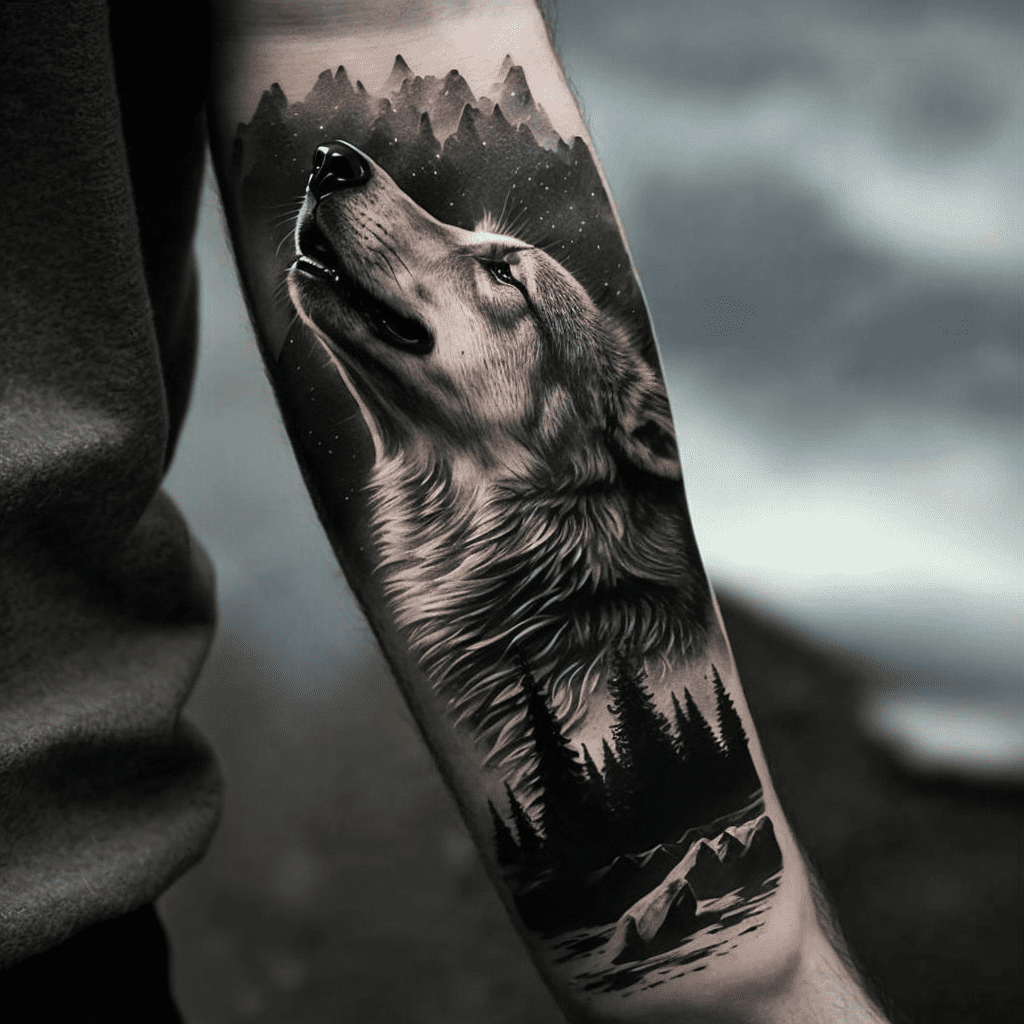 How To Draw A Wolf Tattoo, Wolf Tattoo, Step by Step, Drawing Guide, by  Dawn - DragoArt