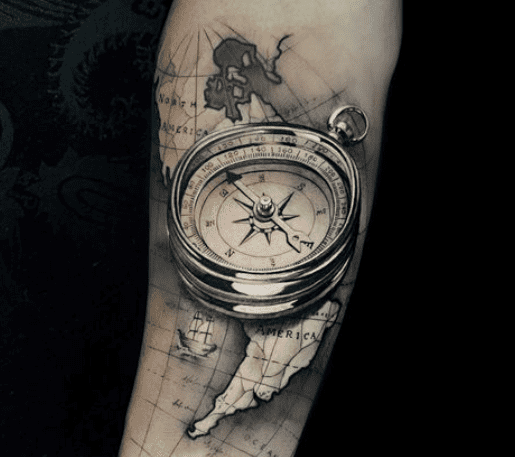 Amazing Compass Tattoo Designs To Try In 2023 - tattoogenda.com