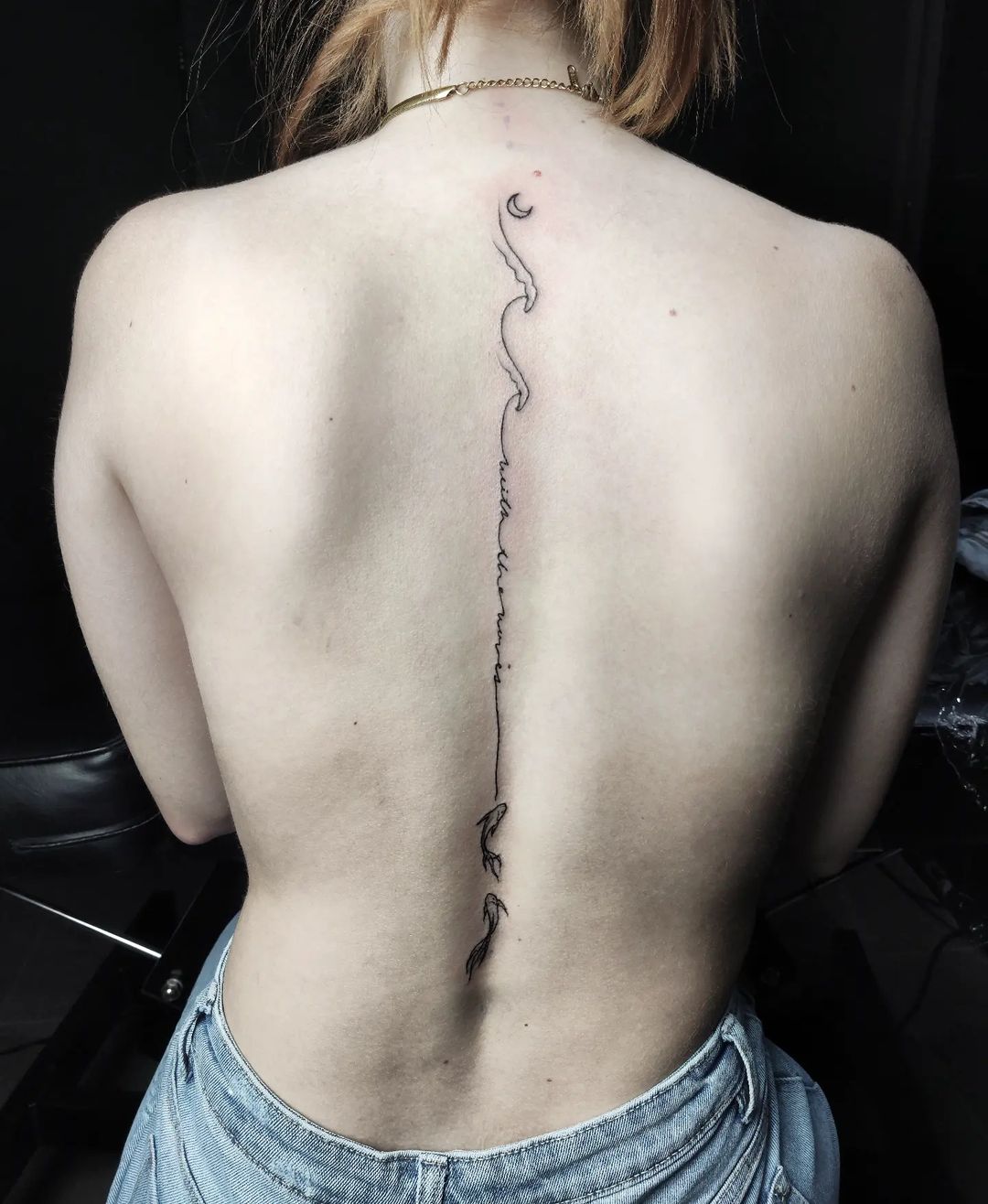 spine tattoo snake ivy｜TikTok Search