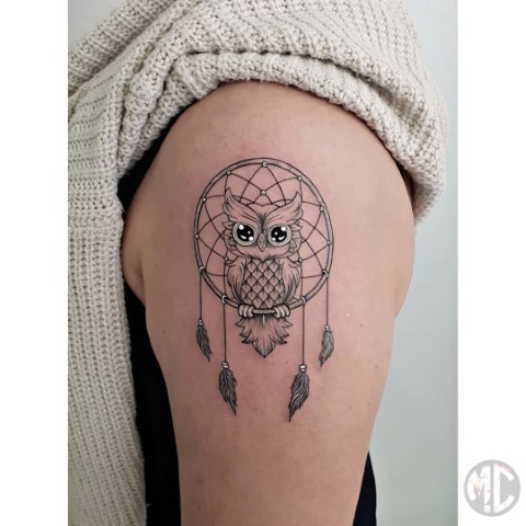 Cute #Owl #Tattoo #CharmingTattoo #awesometattoo #femailt… | Flickr