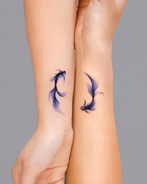 Koi Fish Spine Tattoo – Weronika.inkss